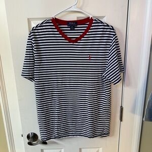 Polo Ralph Lauren Red White Blue American Patriotic Shirt XL Preppy Classic